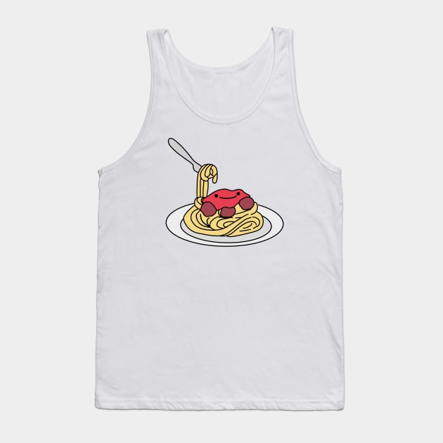 Italian Food Tank Top by crankycranium